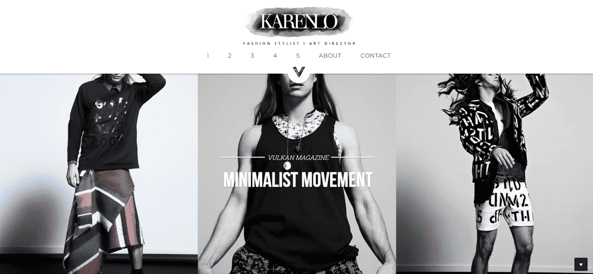 Šablony webových stránek s oblečením, jako je Karen