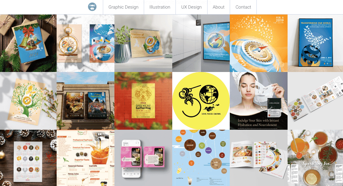 Situs Web Racoon Fly: Seni Media Campuran