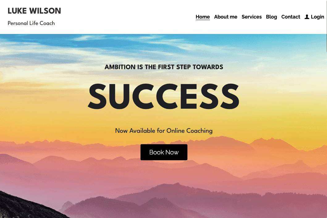 Templat Podcast Pelatih Kehidupan Pribadi dari Strikingly