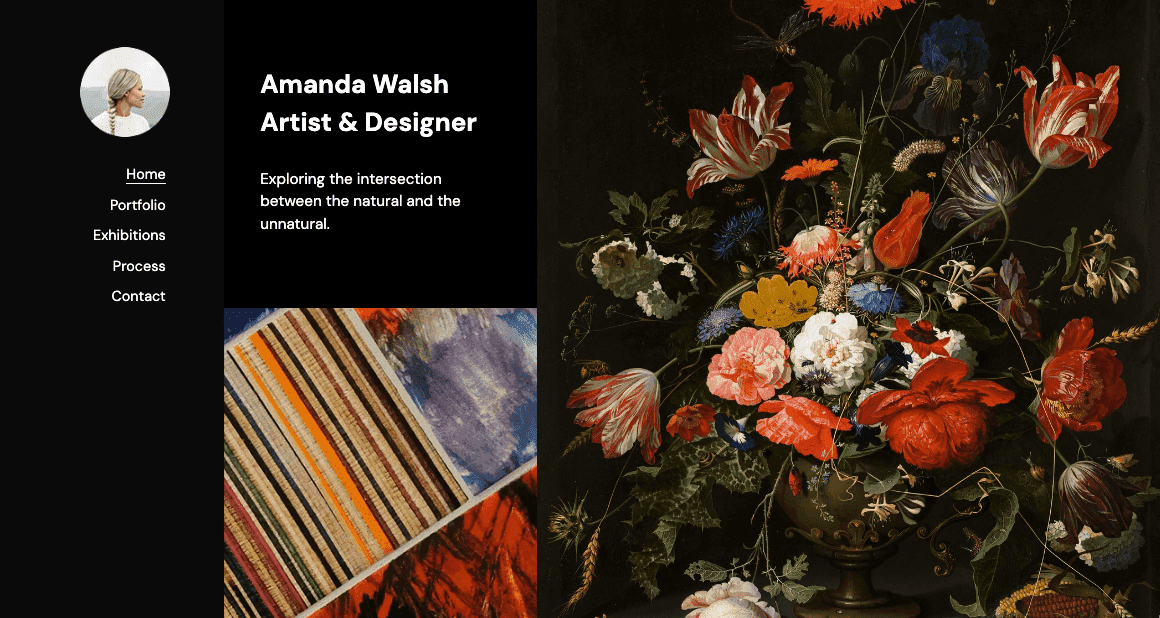 Plantilla de equinoccio de Strikingly