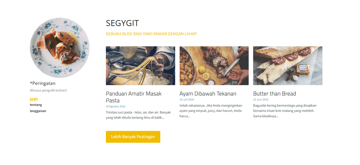 Templat Ukuran Byte dari Strikingly