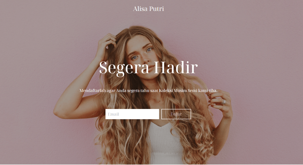 Templat Segera Hadir dari Strikenly