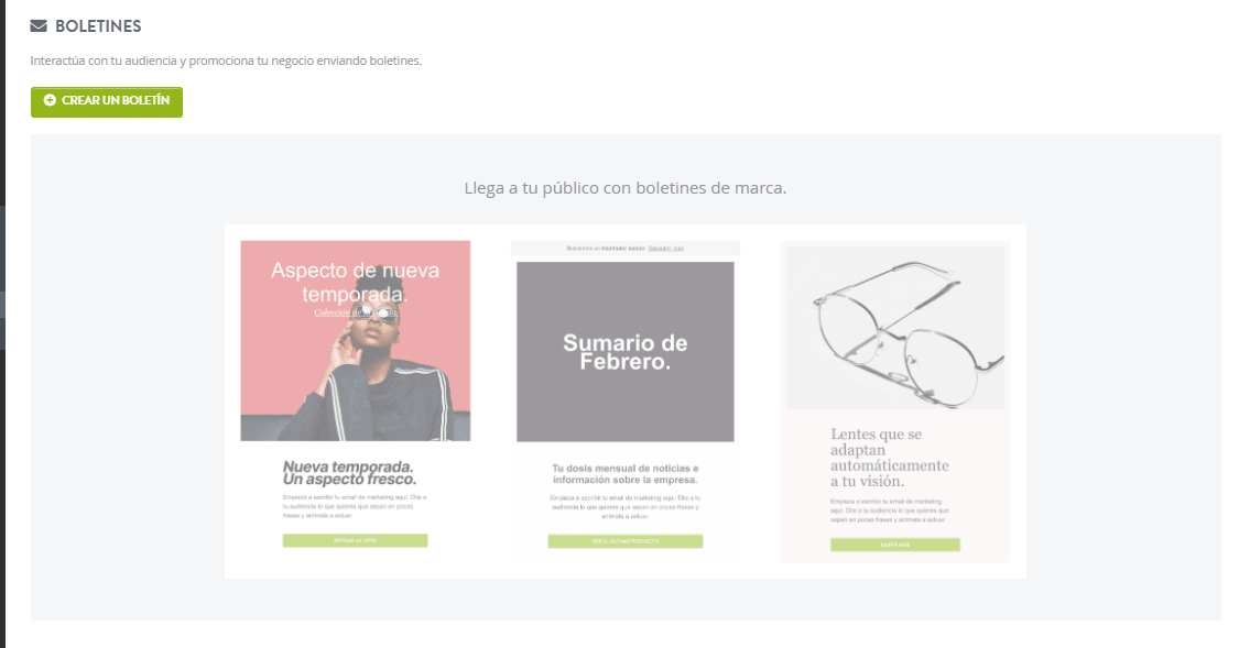 Artículo destacado del boletín informativo de Strikingly