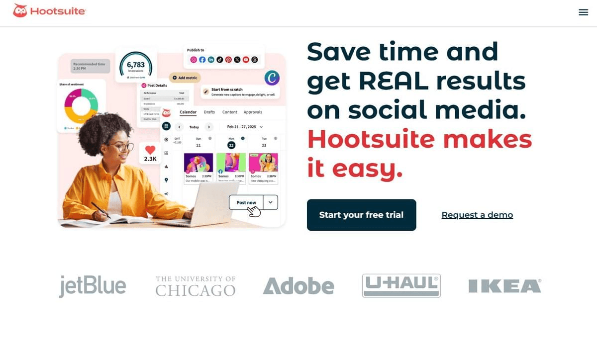 Image extraite de Hootsuite