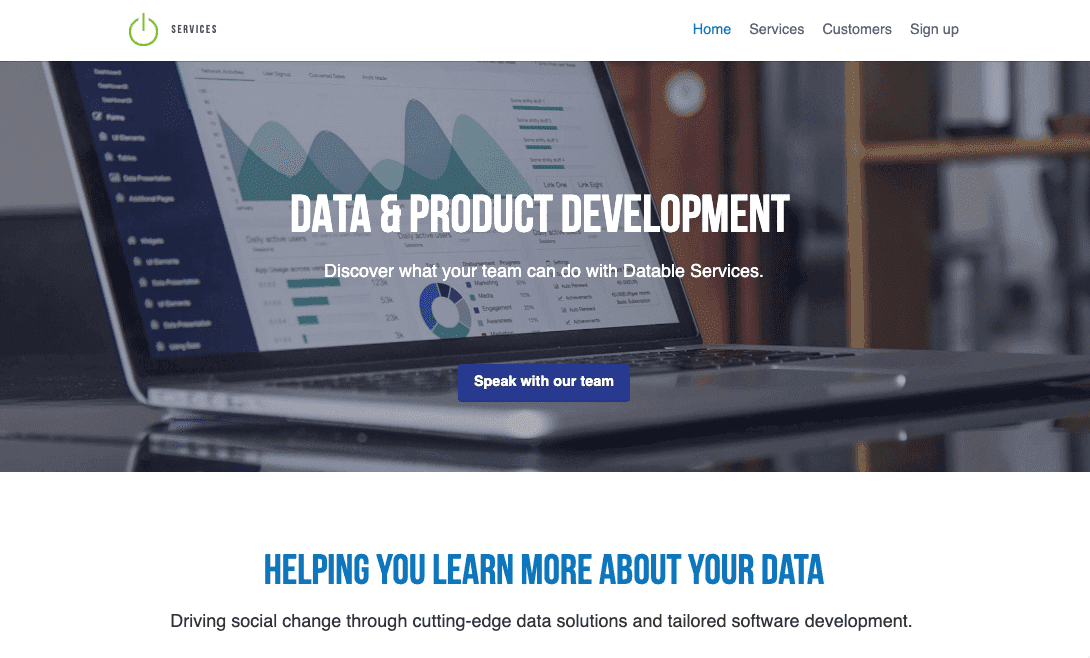 Benchmarking s webem Dateable.com