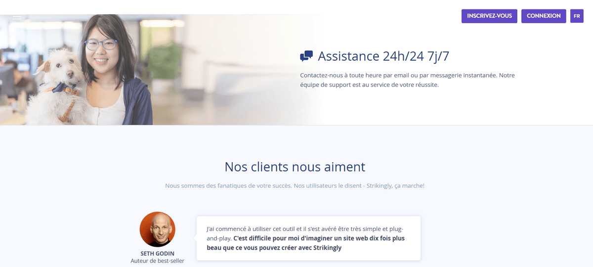Témoignage client saisissant