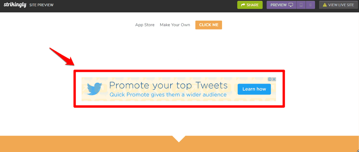 Google Adsense dengan Situs Strikingly