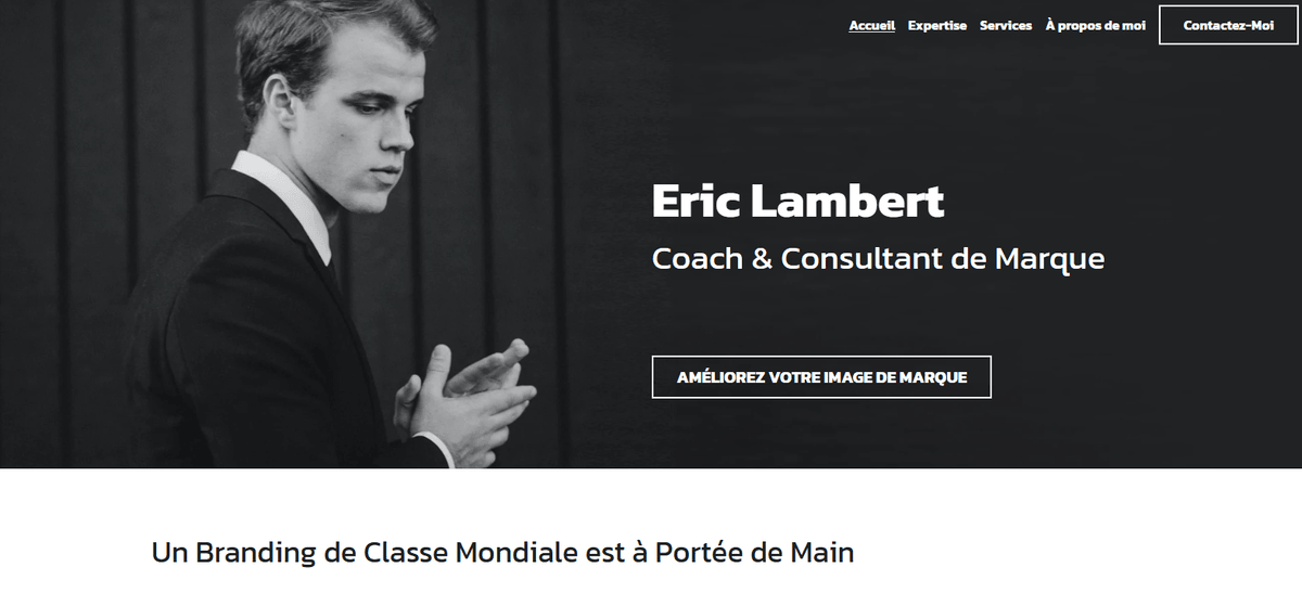 Modèle de coach de marque