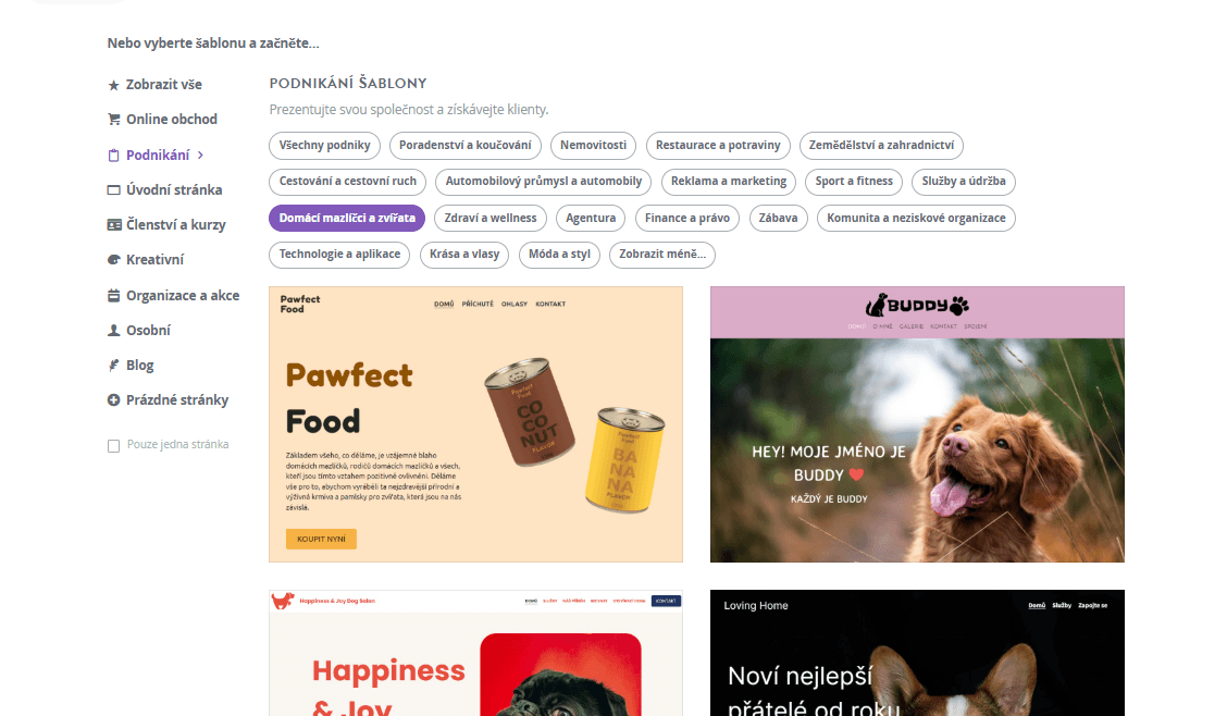 Nejlepší nástroje pro freelancery - Nástroje pro webové stránky a design - Strikingly: Vytvořte si krásný web během několika minut - Vyberte šablonu