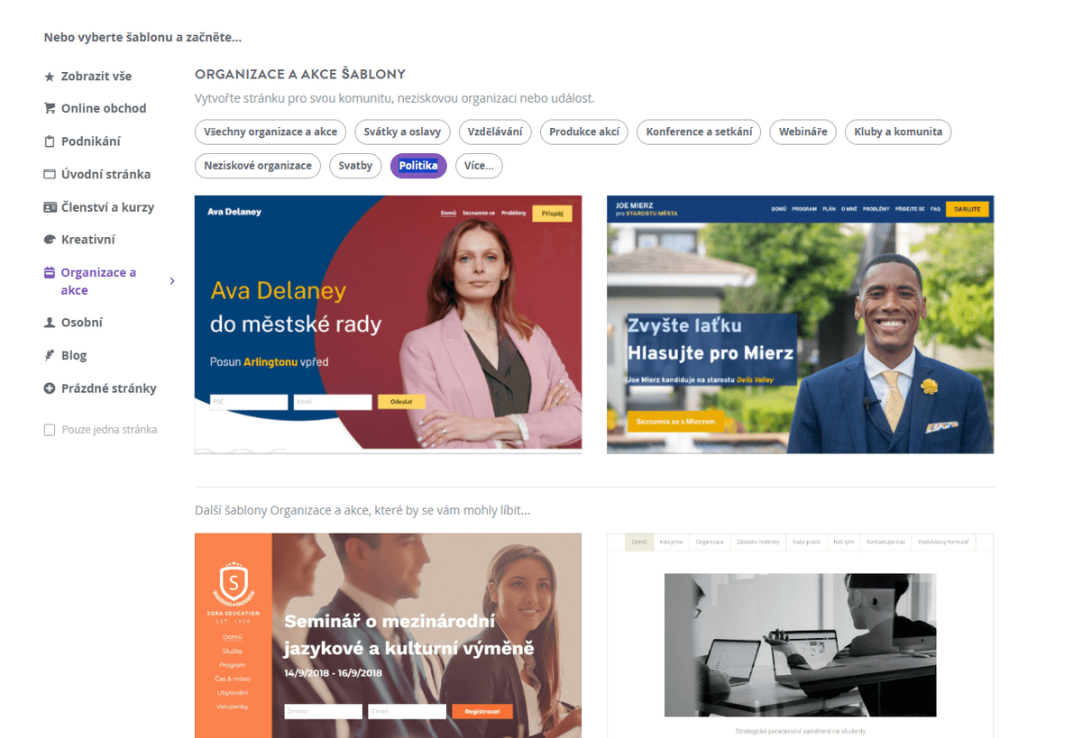 Funkce na pozoruhodně rychlé hlavní stránce pro maximální výkon webových stránek - optimalizované šablony