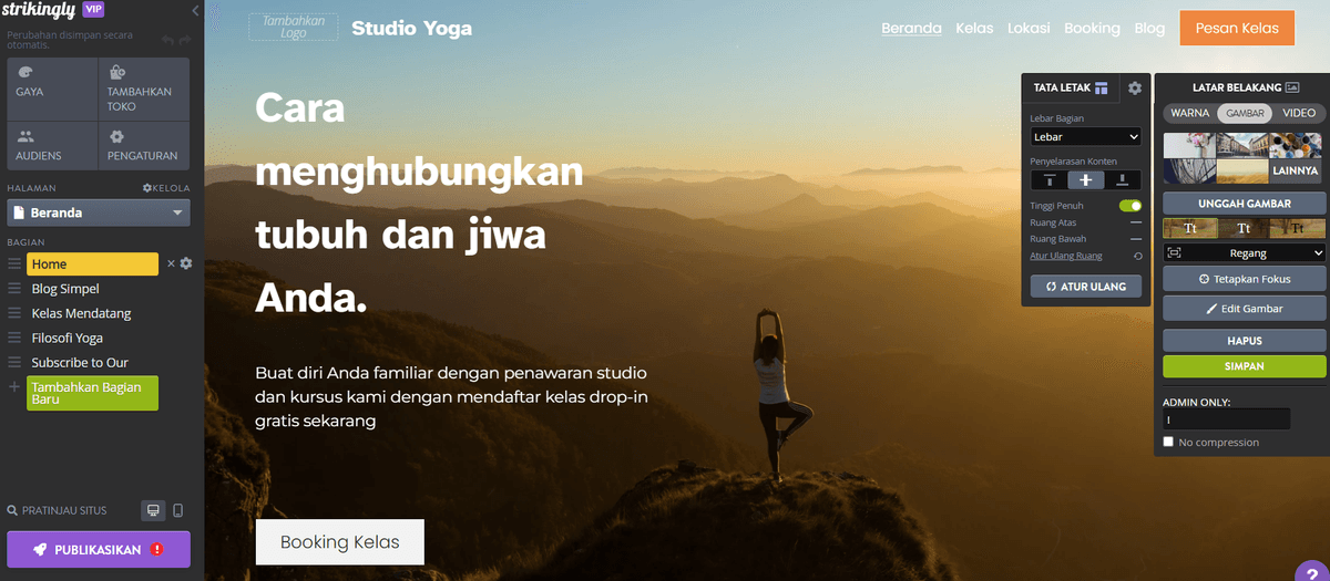 Editor Situs Web yang Menarik