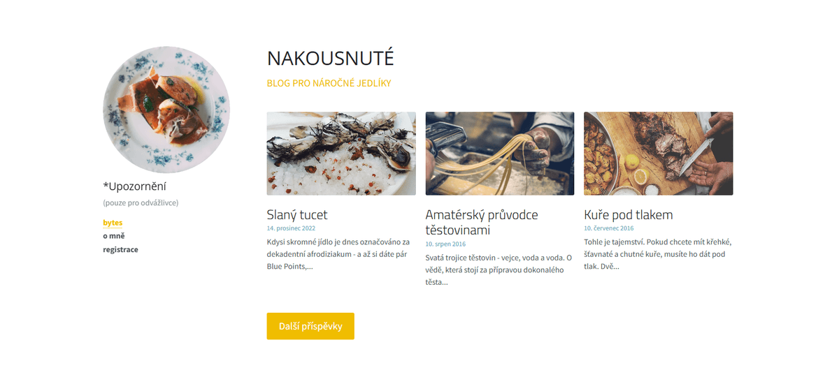 Template Berukuran Byte dari Strikingly