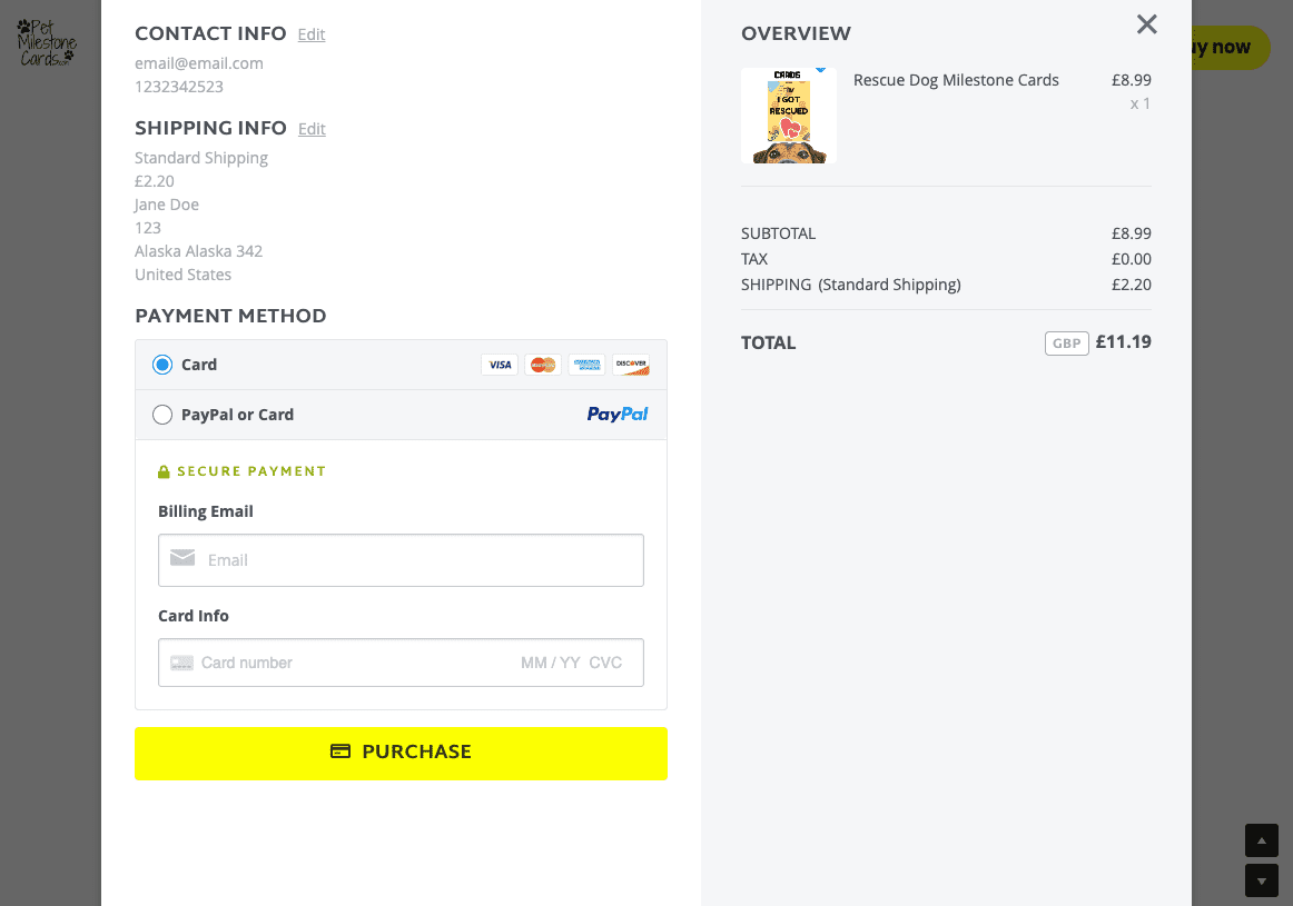 Karty Pet Milestone nabízejí více možností platby