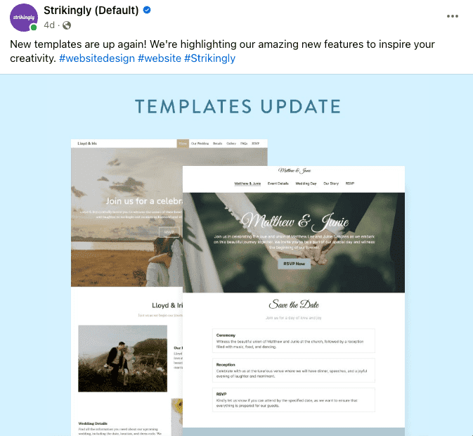 Postingan Facebook yang Mencolok
