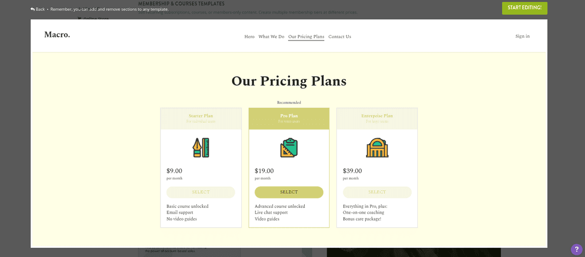 Bisnis Berlangganan Dengan Strikingly - Siapkan Produk atau Layanan
