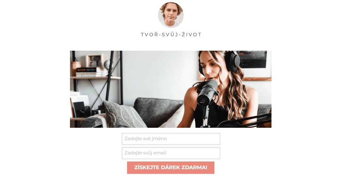 Získejte svou bezplatnou šablonu od Strikingly