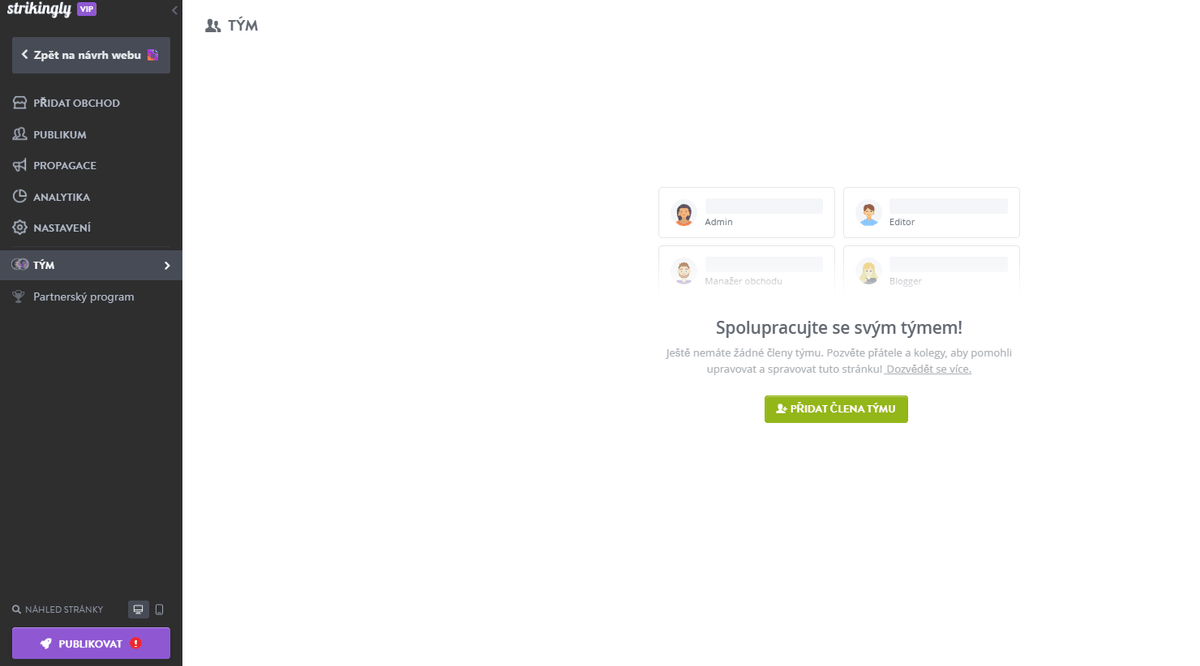 Pozoruhodně týmová funkce