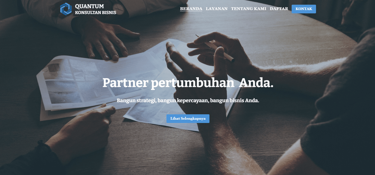 Template Quantum dari Strikingly