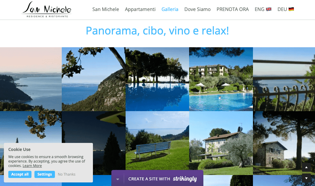 Oznámení o souborech cookie na nápadně pojatém webu