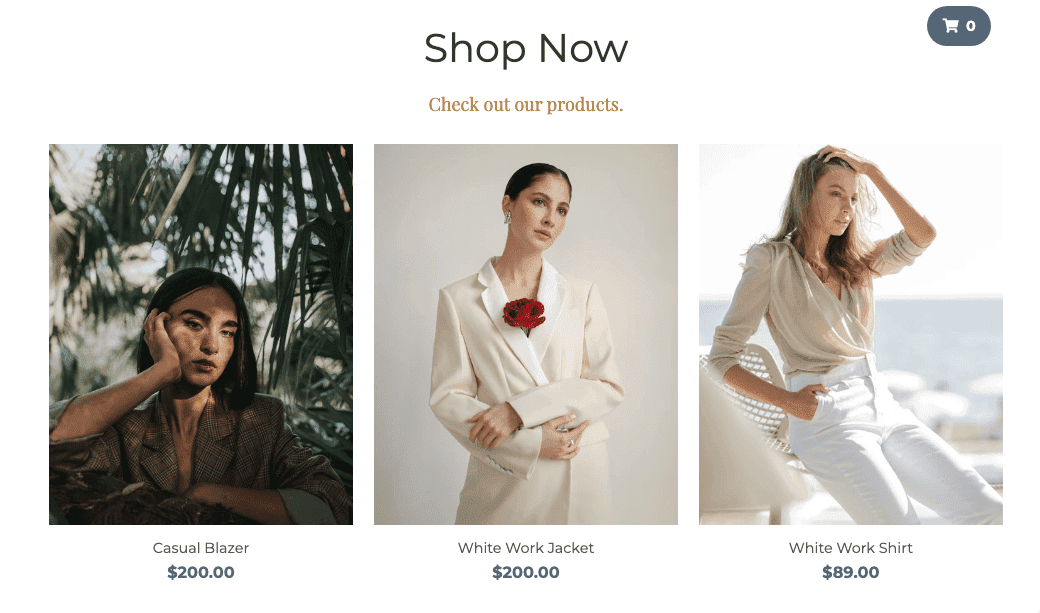 Templat Toko Perspektif