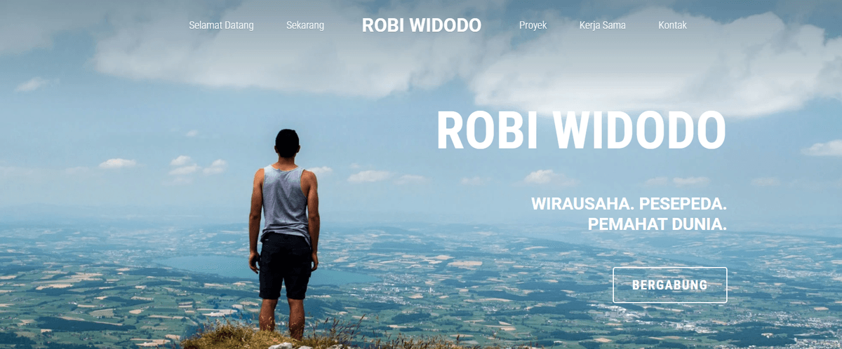 Template Website Menarik dari Strikenly