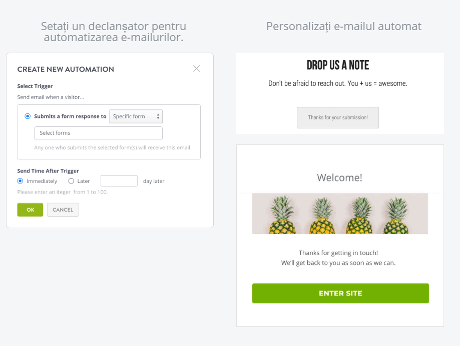 Funcție de e-mail surprinzător de automatizată