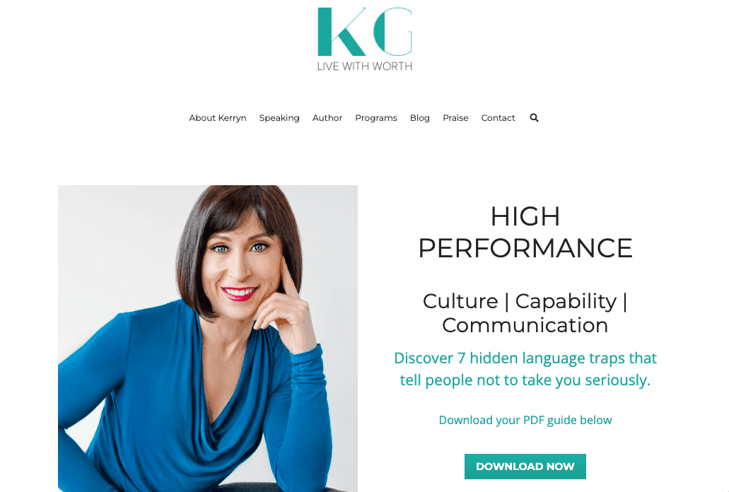 Kerryn Gamble: Podnikatelský duch