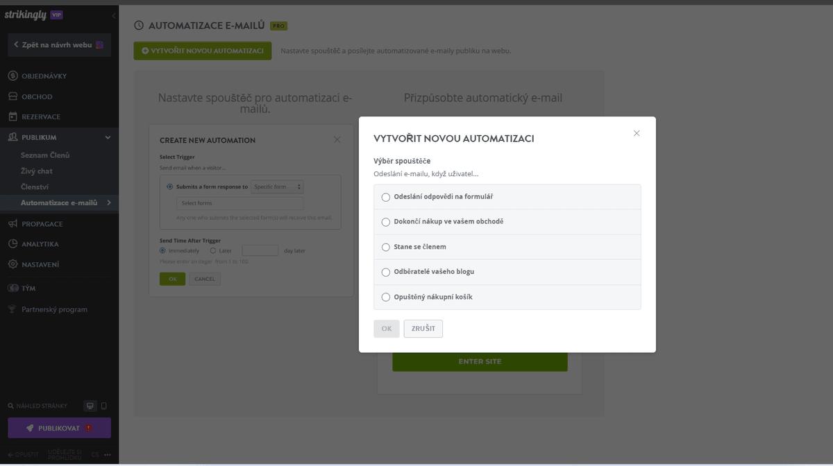 Vytvořte si digitální marketingový trychtýř na Strikingly – následná e-mailová komunikace