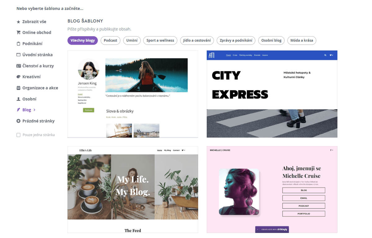Strikingly As An Example Of Innovative Web Design Solutions - Single-page design