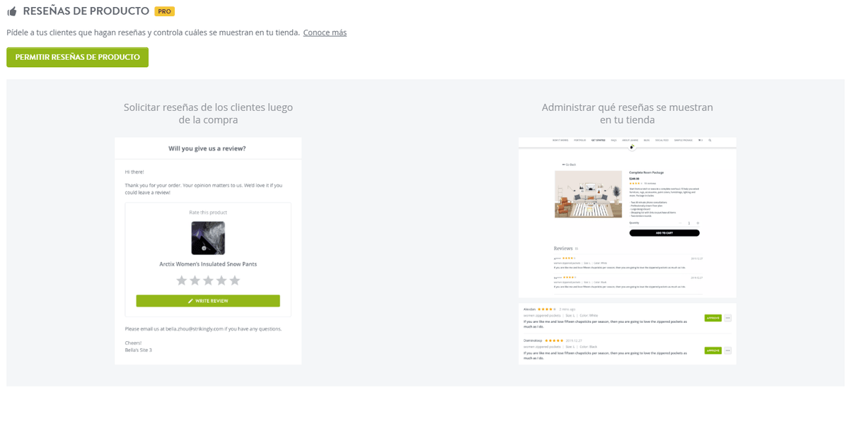 Artículo de revisión de productos de Strikingly