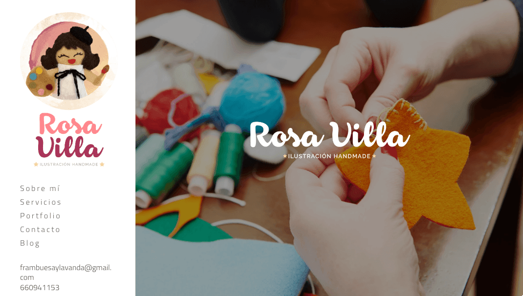 Desain Logo Rosa Villa