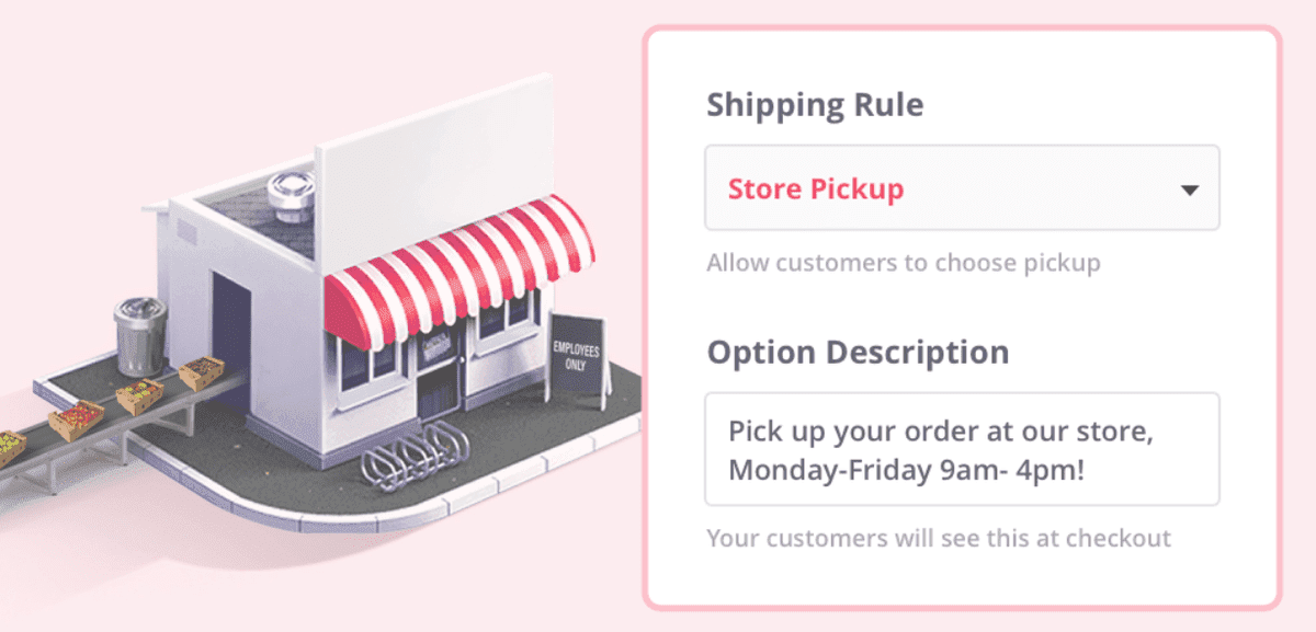 Spanduk Pengumuman Aturan Kebijakan Pengiriman yang Mencolok