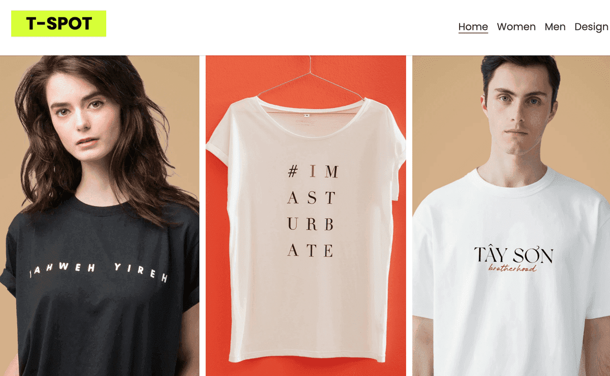 Templat T-Spot dari Strikerly