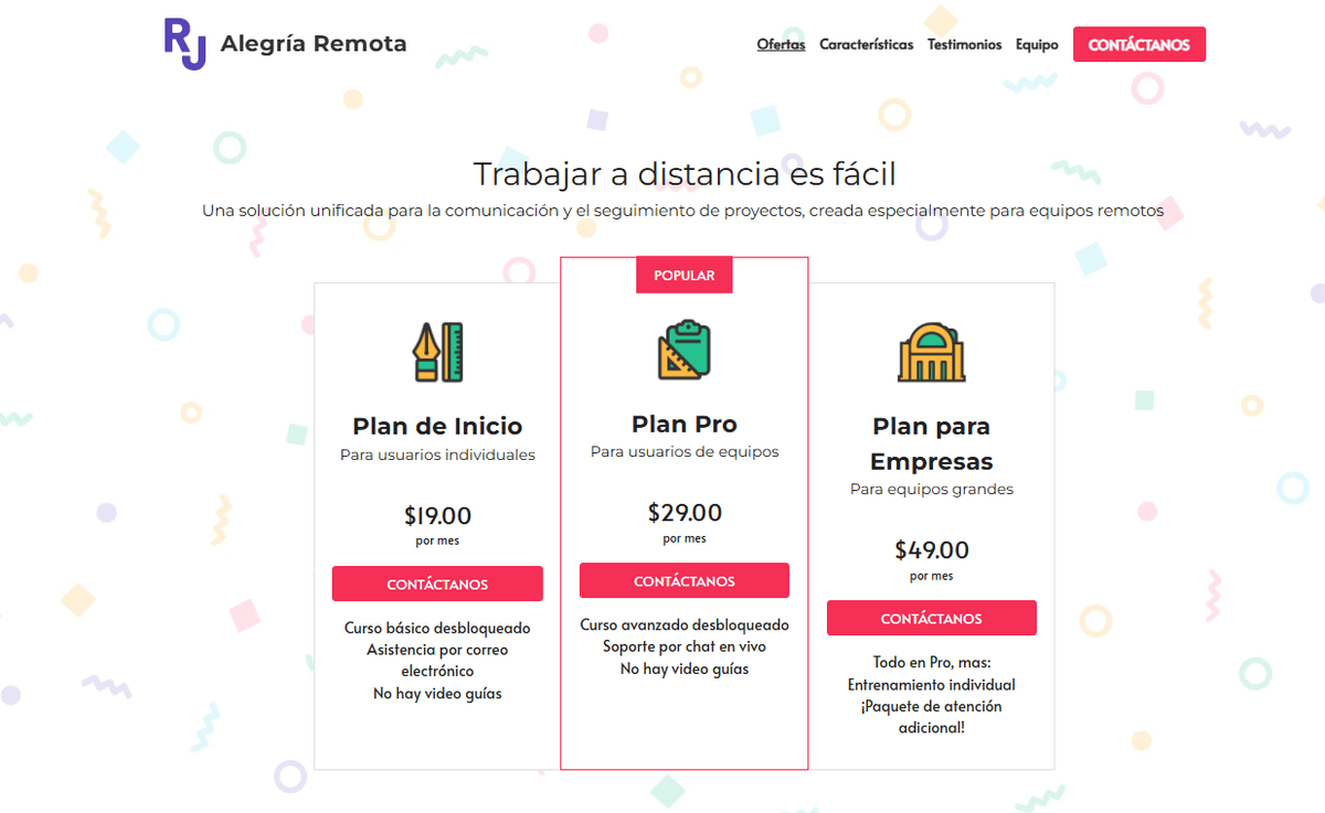 Plantilla de RemoteJoy