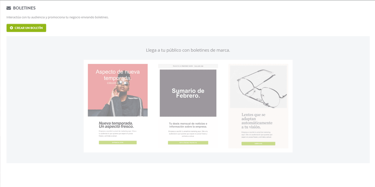 Artículo destacado del boletín informativo Strikingly