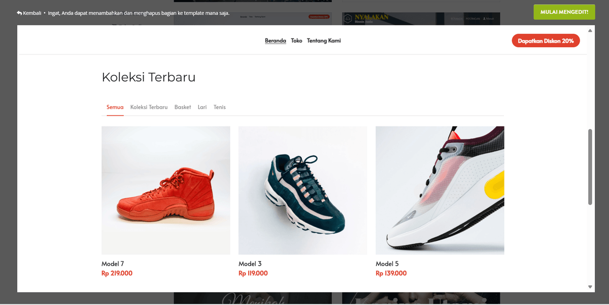 Role Of Strikingly In Interactive Marketing - E-commerce Capabilities