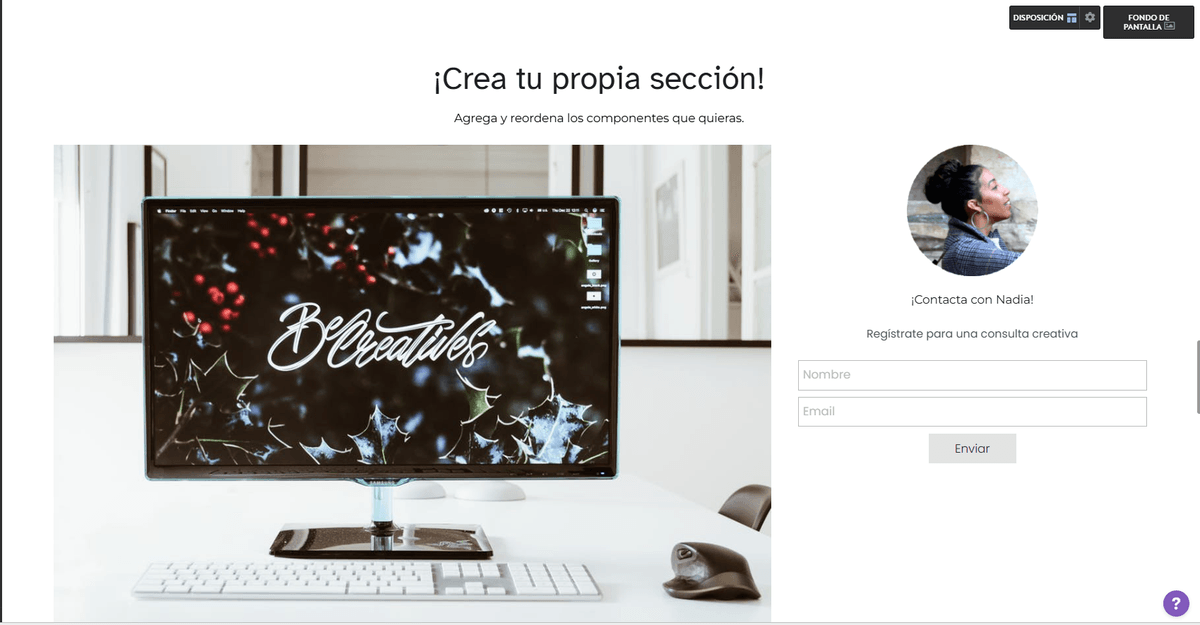 Crea tu propia sección de forma sorprendente