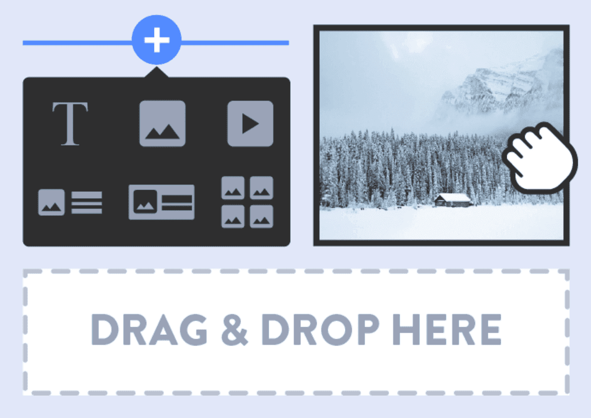 Sorprendente función de arrastrar y soltar