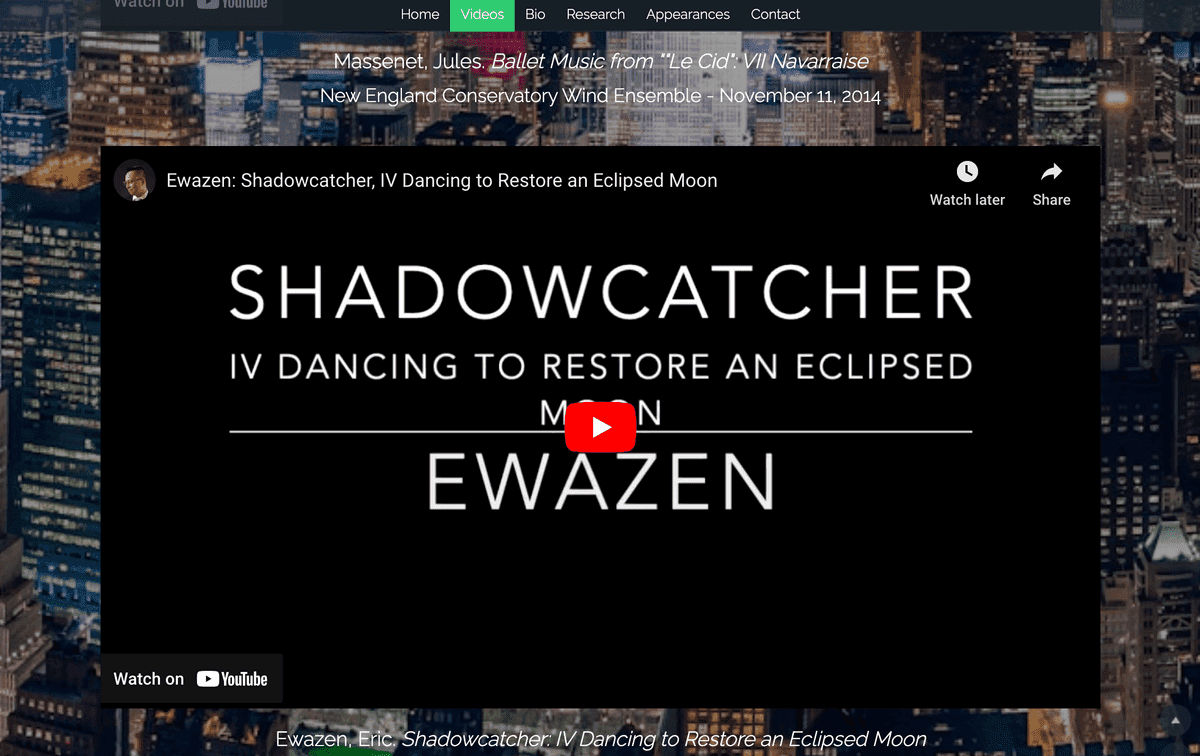 Mark Tse - Sitio web del director