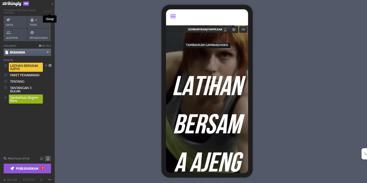 Bagaimana Strikingly Dapat Membantu Pengembangan Profesional - Desain Responsif