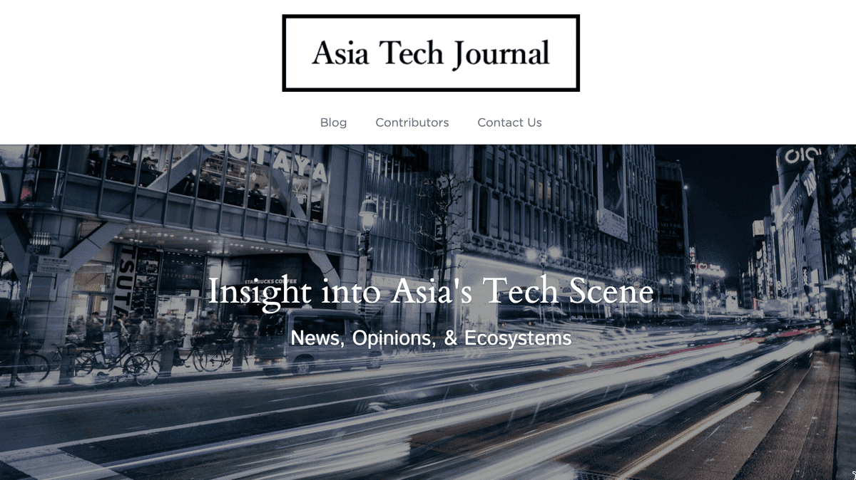 Plantilla de Blog Fresco de Strikingly