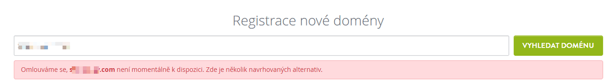 Funcția de transfer de domeniu de la Strikingly