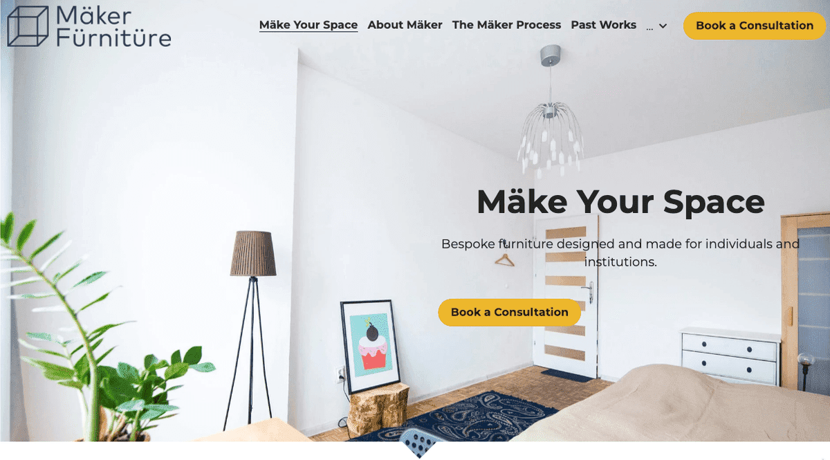 Template Pembuat dari Strikingly