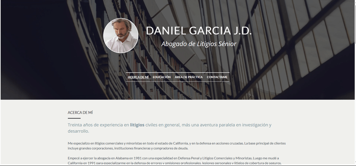 Plantilla de café de Strikingly