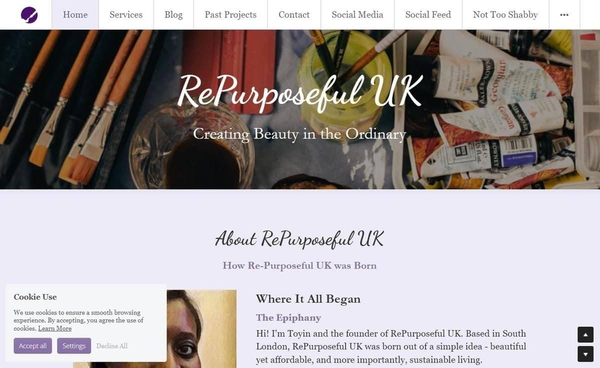 Sitio web reutilizado del Reino Unido