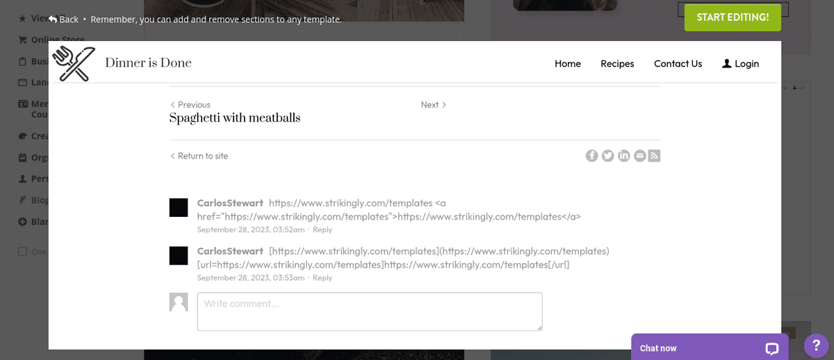 Langkah-Langkah Menulis Postingan Blog di Strikingly - Libatkan Audiens Anda
