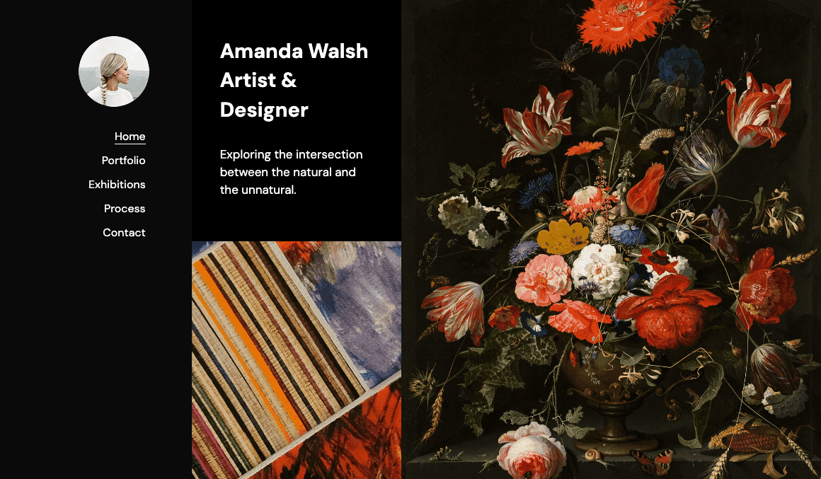 Plantilla de equinoccio de Strikingly