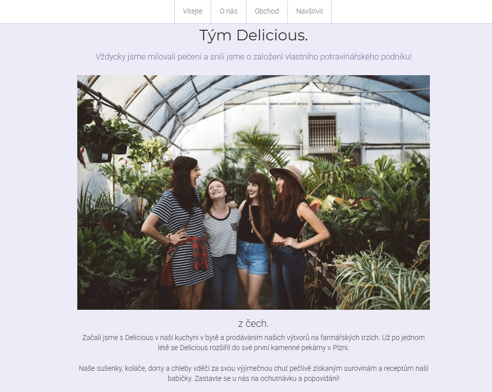 Šablona minimalistického obchodu