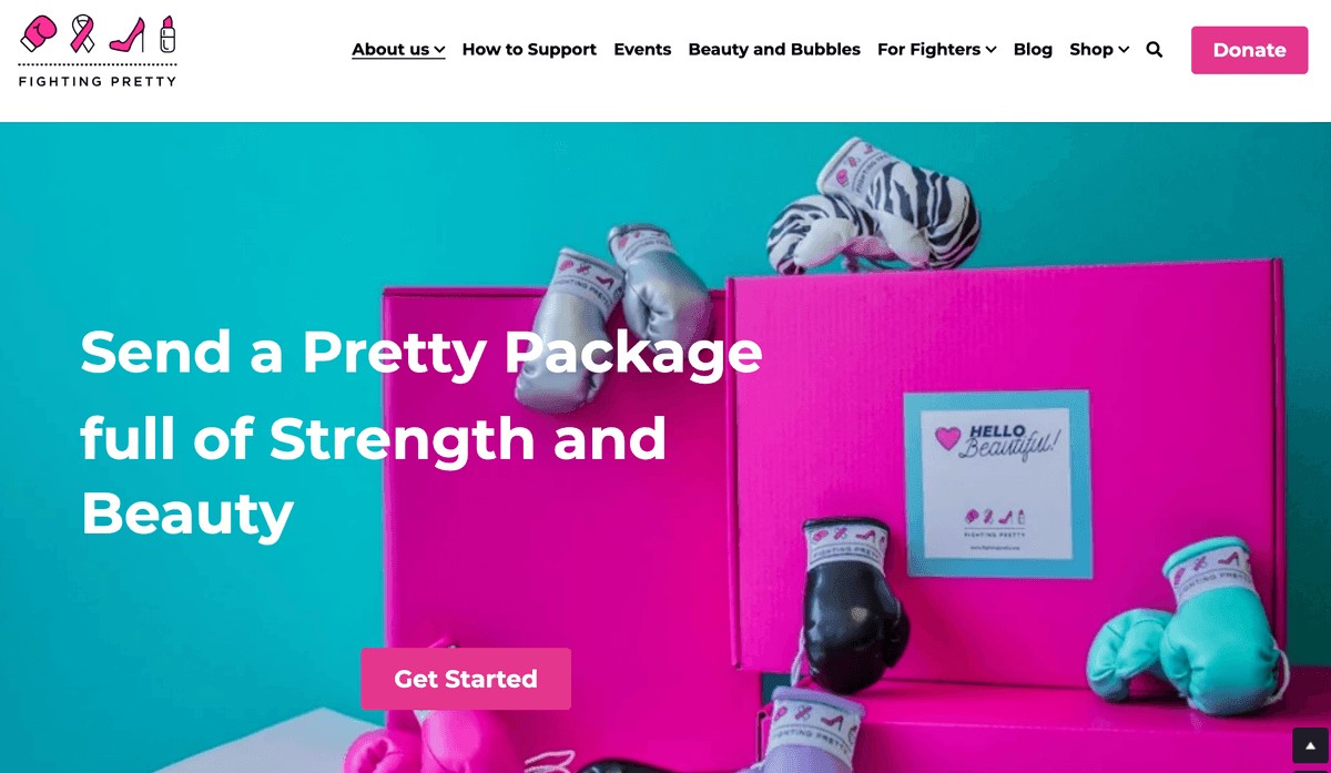 Sitio web de Fighting Pretty