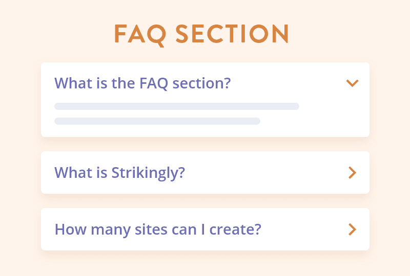 Section FAQ remarquable